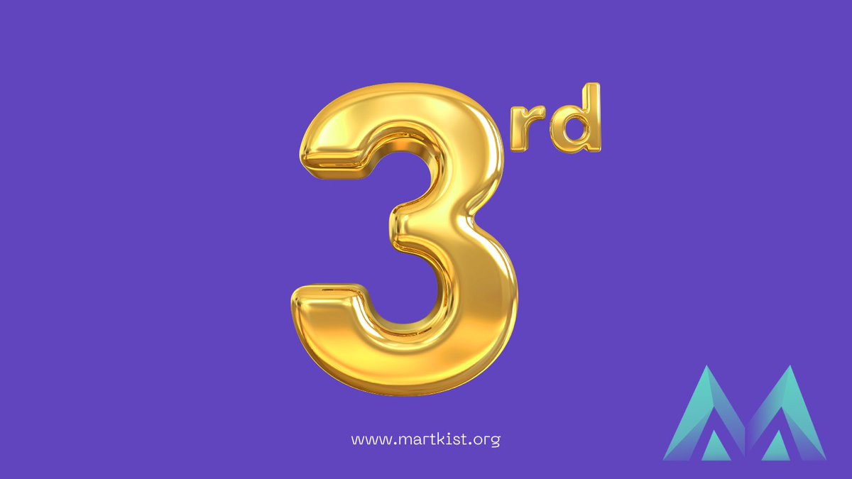 3rd anniversary since our blockchain launched, $Martk #Martkist community project, No ico No presales no premine #Cryptocurency Long term POW #sha256 mining, passive income #Masternodes, microblogging Dapp #freech to launch Martkist 4.0 Wallet #decentralized #TuesdayMotivation