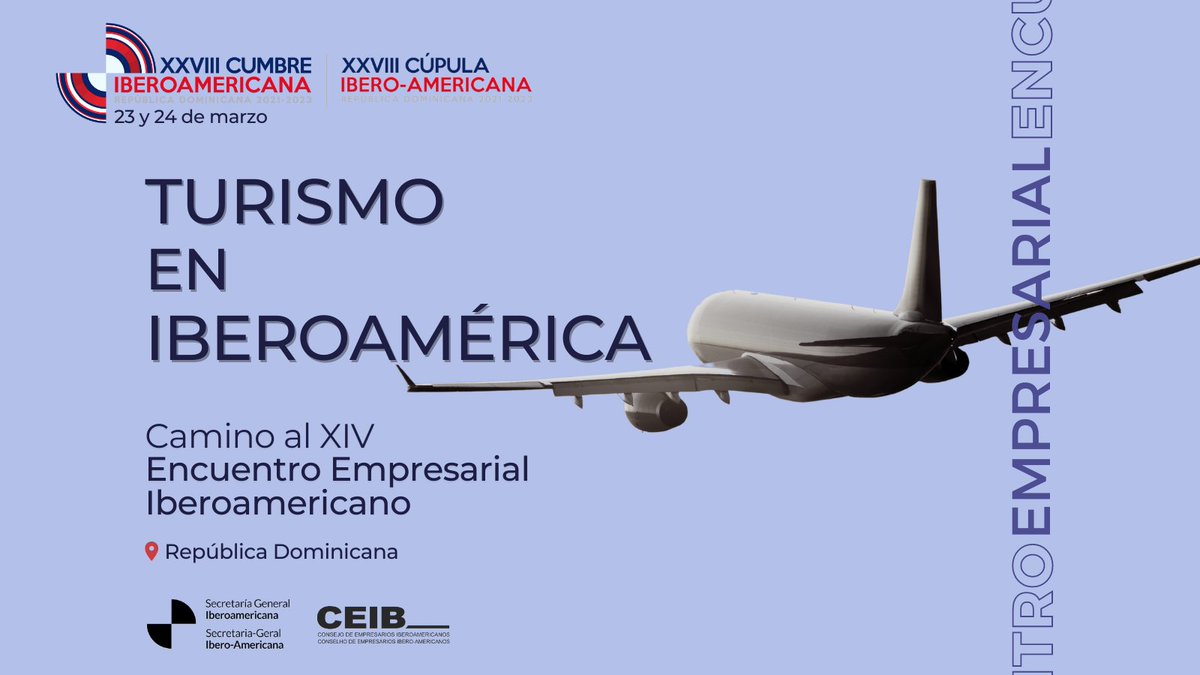 CeibEmpresarios's tweet photo. ✈️El #turismo internacional ha tenido un importante #crecimiento en Iberoamérica.
🌎La región mueve el 15% del total del turismo a nivel mundial, con más de 200 millones de
#llegadas al año.
💯XIV #Encuentro Empresarial Iberoamericano, inscríbete 👇
https://t.co/EcKrTpsJcv https://t.co/3WoH0cGrwr
