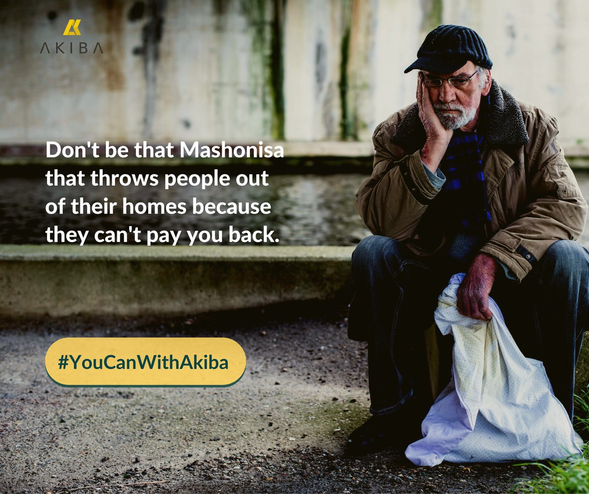 A smart mashonisa (lender) does not throw people out of their homes because they can't pay. Instead they use our affordability assessment tool to make sure they lend money to the right person.

Find out more: hubs.la/Q01DBlNt0

#YouCanWithAkiba #Affordability #LoanSoftware