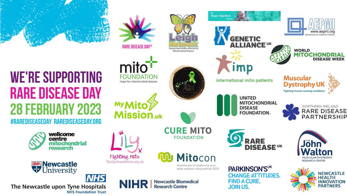 The global #mito community are standing together on #rarediseaseday💚 Are you mito aware? This @rarediseaseday, RT our thread with, 'I support MITO research' and help us raise awareness for our global mito community. Together we are stronger 💪[1/10] #RareDiseaseDay2023 🧵