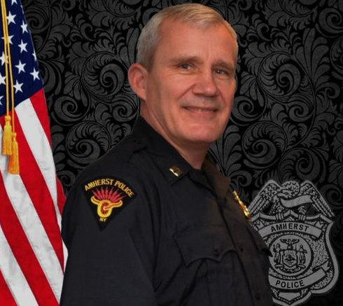 news4buffalo's tweet photo. The Captain of the Amherst Police Department, Bruce Mann, has died, the department announced. https://t.co/T8dKdUQhuh https://t.co/J84gHxI8hi