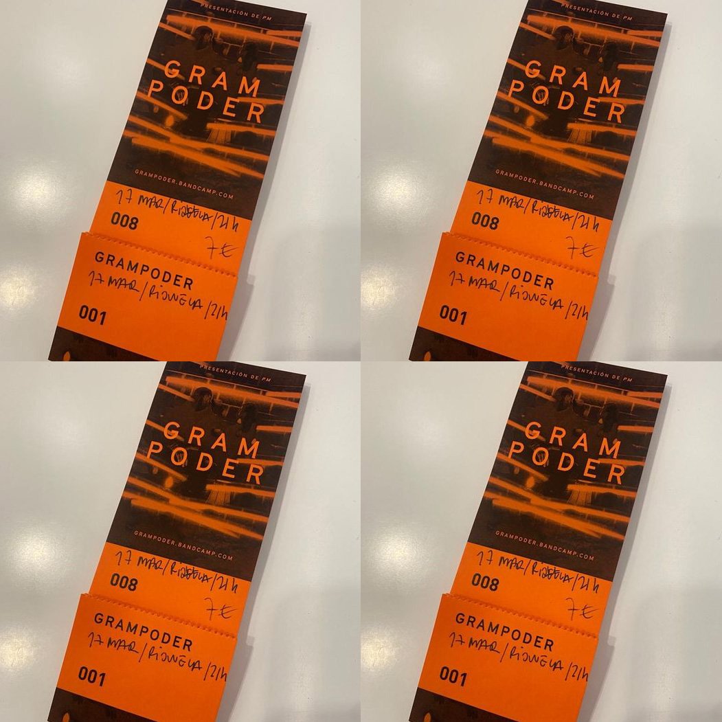 🎟️𝙀𝙉𝙏𝙍𝘼𝘿𝘼𝙎 𝘼́ 𝙑𝙀𝙉𝘿𝘼🎟️
Grampoder presentan 'PM'
Venres 17 de marzo - 21h.
#RiquelaClub
Santiago D.C.
7€
Anticipada á venda en <a href="/AReixaTenda/">A REIXA TENDA</a> <a href="/MatrioskaTenda/">matrioska tenda</a> Rúa do Hórreo, 46.