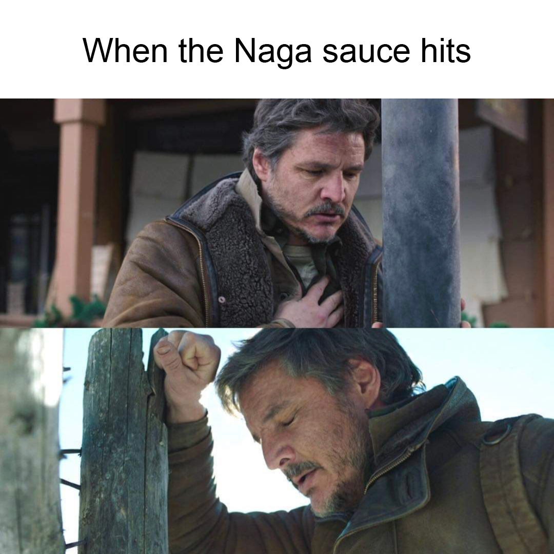 boojummex's tweet photo. The end of ep 3 🤝 A spicy burrito
"There's just something in my eye"

#thelastofus #pedro #pedropascal #pedropascalmeme #burrito #boojum #boojummex #mexicanfood #lastofusmeme #naga #nagasauce https://t.co/arMfr5e5pv