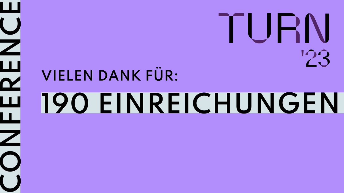 Unglaublich! Insgesamt 190 Einreichung haben uns für die #turnconference erreicht! 58 Ideas, 99 Drafts und 33 Publish-Einreichungen gehen nun in den Begutachtungsprozess. <a href="/inno_lehre/">Stiftung Innovation in der Hochschullehre</a> #TURN23