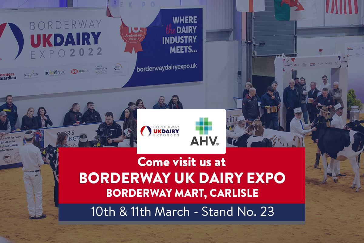 We are excited to announce that we are exhibiting at this year's Borderway UK Dairy Expo on the 10th &amp; 11th March! 🐮

The AHV England &amp; Wales team welcome you to our stand. We will be located at 𝘀𝘁𝗮𝗻𝗱 𝗻𝗼. 𝟮𝟯 📍

Be sure to come &amp; say hello 👋🏼