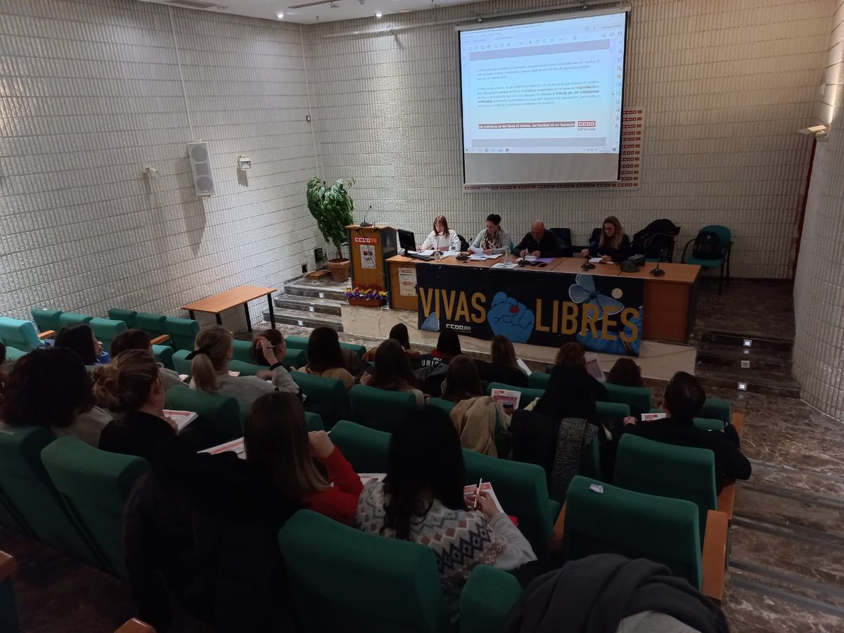 🔴Hoy se celebra la Asamblea informativa en  <a href="/CCOOAM/">CCOO l'Alacantí-Les Marines</a> sobre  el Acuerdo Histórico  conseguido en #Inditex y organizada por <a href="/serveisccoopv/">Serveis CCOO PV</a> .