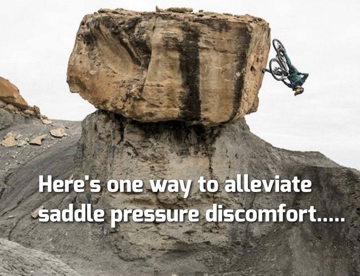 "Here's one way to alleviate saddle pressure discomfort......."
(Pic: <a href="/pinkbike/">Pinkbike</a> / Brandon Semenuk in 'Better Late')
