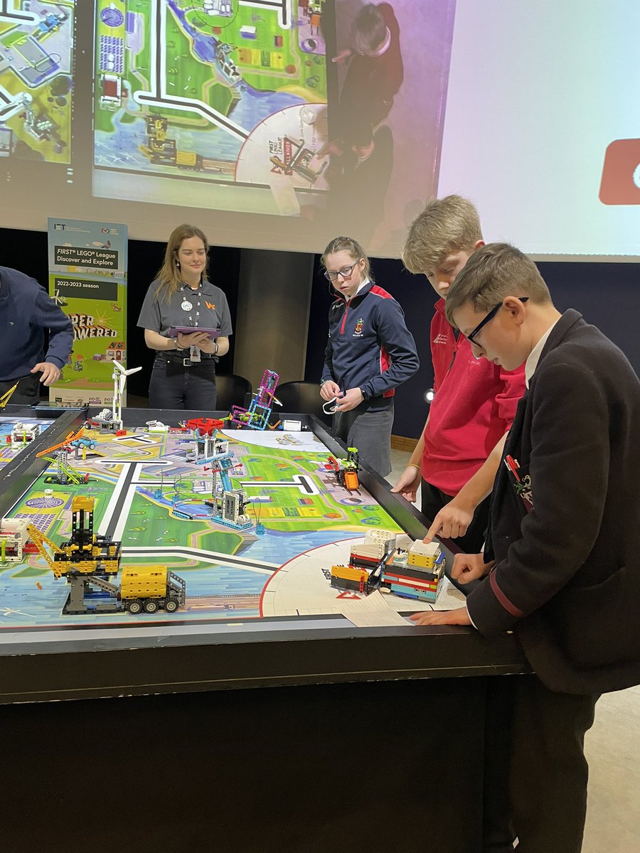 WHS_Computing's tweet image. Our Lego League team ready to complete their first robot game at the @FLLUK competition at @W5Education today.