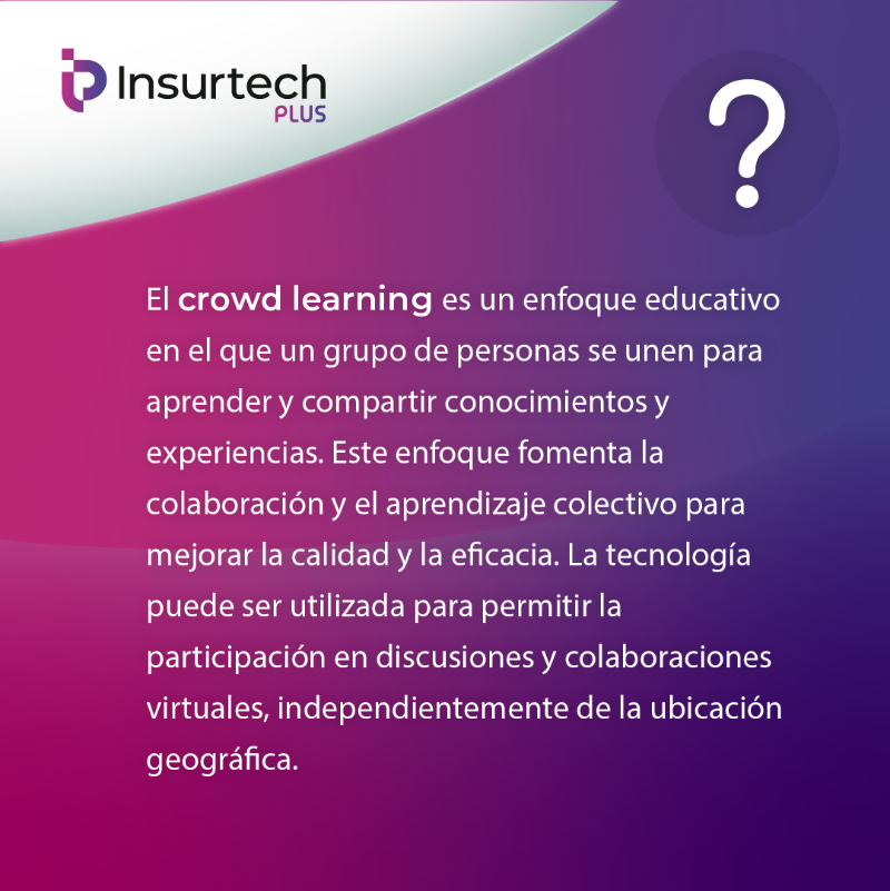insurtech_plus's tweet photo. ¿Conoces el término #crowdlearning? El #crowdlearning es un enfoque educativo en el que un grupo de personas se une para compartir conocimientos y habilidades. ¿Ya has experimentado con esta forma de aprendizaje?
#crowdlearning #aprendizajecolaborativo