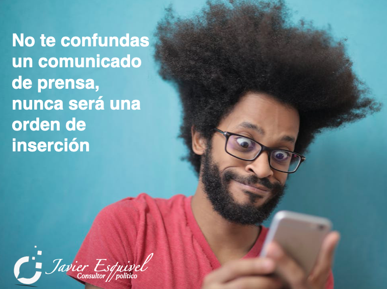 No todo #ComunicadoDePrensa  es noticia, ni la mejor herramienta para ganar un espacio informativo; Lo será menos si lo intentas forzar.

Muy buenos días #FelizMartesATodos 
#GabineteDePrensa Electoral