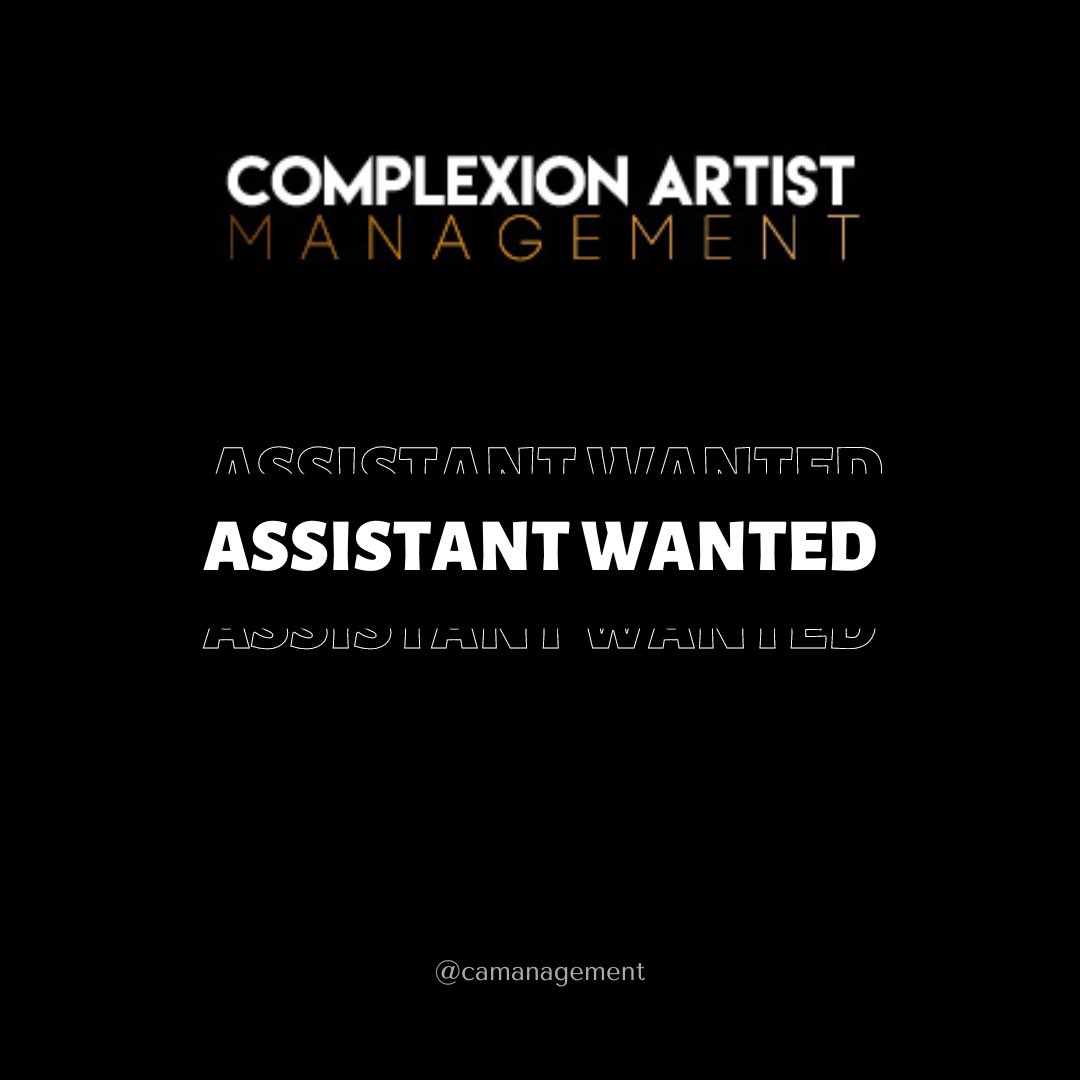 CAManagements's tweet photo. 🚨🚨🚨ACTOR’S AGENT ASSISTANT WANTED🚨🚨🚨Always wanted to become an actor’s agent assistant? This might be the opportunity for you! Apply now! 🖤 Applicants must be UK based. #JobOpportunity #CAManagement #CAActors #UKBased #UKJobs https://t.co/O2jjcX9CrT
