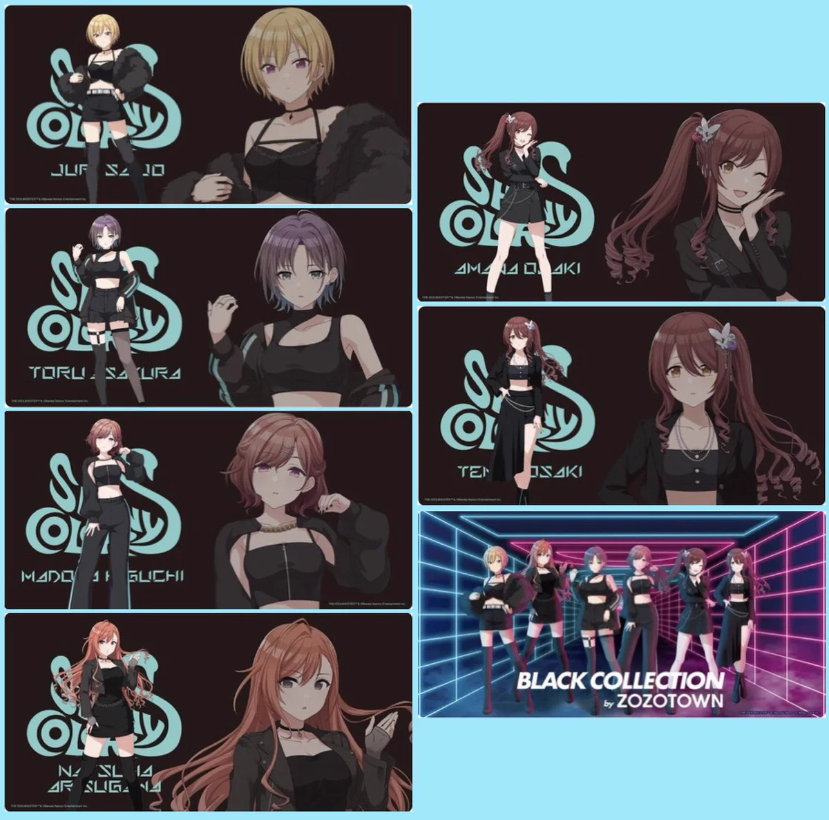 シャニマス ZOZOTOWN ラバーマット（集合）　プレイマット 蒼月 on X: 