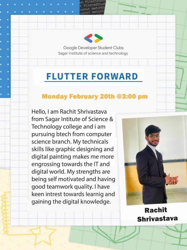 gdsc_sistec's tweet image. #gdsc #Developersstudentclub #sistec #FlutterForward #Day7