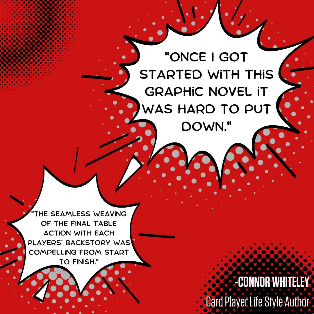 final9comic's tweet image. Connor Whiteley gave a chance to the world’s first poker comic book though he is not a comic reader himself, and now he is a fan of both the format and the story 😁
Read the rest of the @cardplayerlife article via the link in the bio! #FinalNine