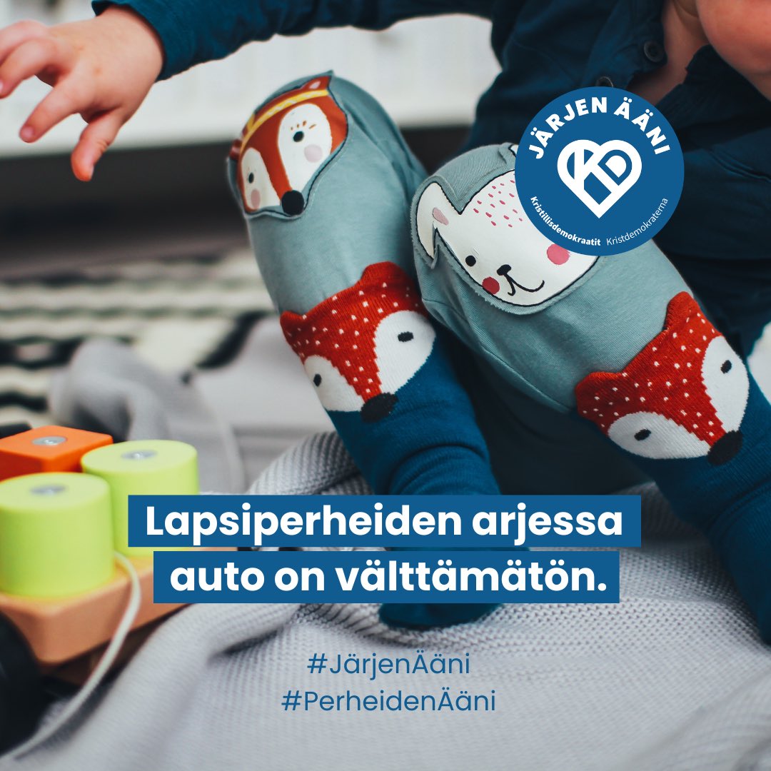 KDpuolue's tweet photo. Lapsiperheiden arjessa auto on välttämätön. Liikkumisen hintaa pitää laskea!

➡️ Esitämme lapsiperheille ajoneuvoveron alennusta sekä monia muita arkea helpottavia toimia 🚙

Tutustu tuoreeseen perhepakettiimme: https://t.co/X5Ld7jjYye

#kdpuolue #liikkuminen
#autoilu #JärjenÄäni https://t.co/wFOvhsrknU