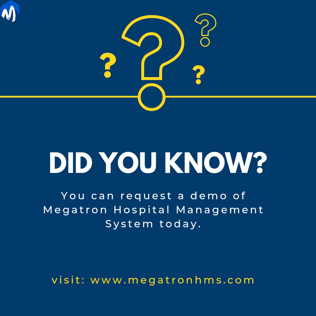 OgSoftSolutions's tweet photo. Revolutionize your healthcare experience with MegatronHms! Visit https://t.co/xAxT2ALe1q and request a Demo today! #Healthcare #innovation #MegatronHms #publichealth #tech #ehealth #africa https://t.co/1RfvAfjonc