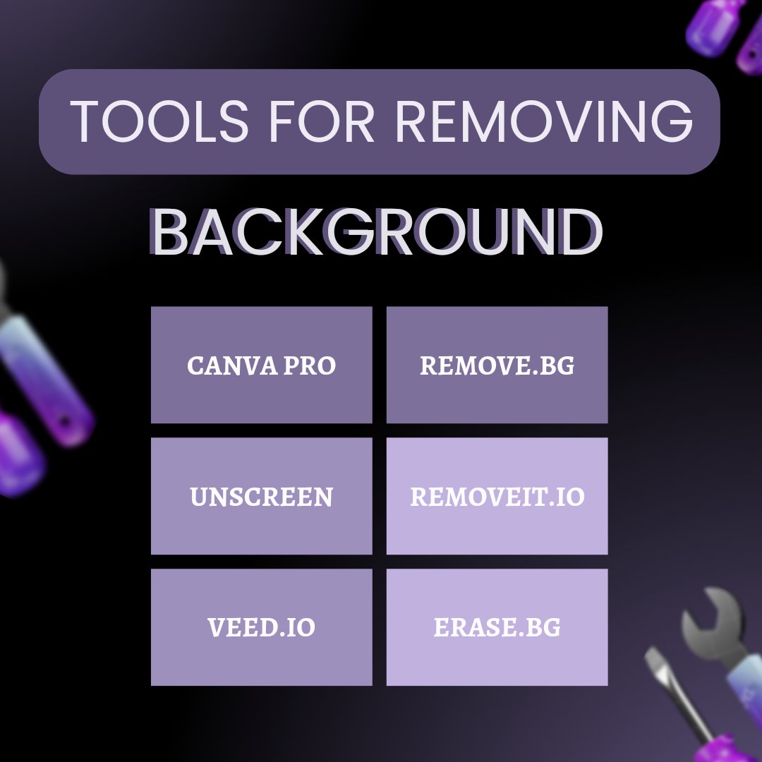 digimense's tweet photo. Say goodbye to messy backgrounds with these amazing tools! 📷👋🏼 Remove backgrounds like a pro and take your photos to the next level. 🌟 
#contentcreation #contentwriting
#contentstrategy #contentmarketingtips
#contentcreator #contentideas #contentsharing #contentmarketing https://t.co/7pJq9DpedH