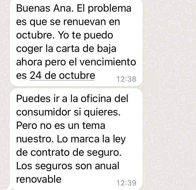 Anna182530's tweet photo. @elcorteingles desde agosto mandando cartas y hablando para darme de baja y me contestan esto…Son unos sin vergüenzas. https://t.co/vhGRqgrLdW