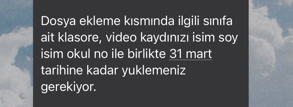 O zaman 31 Martta yüklerim tşk