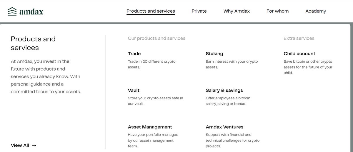0xSilentSigma's tweet photo. "Bear markets are for building" 

EXACTLY what we did at @AmdaxGroup . 

Not only did we strengthen our basis and launch a great app for our clients to manage their crypto assets. We also improved the asset management offering. 

A little thread about recent developments🧵 https://t.co/RRBq120skU