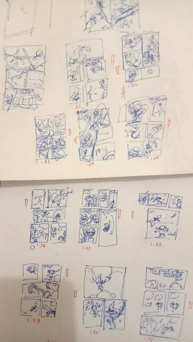 The rest ch. 1 comic sketch since I won't use these anymore 
#IDRPGver 