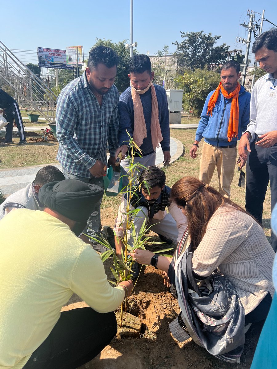 Clean and Green Environment leads to Good Health# Planting more trees and increasing the green area is a major step towards keeping the environment clean and green by JMC <a href="/jmcjammu/">Jammu Municipal Corporation</a>