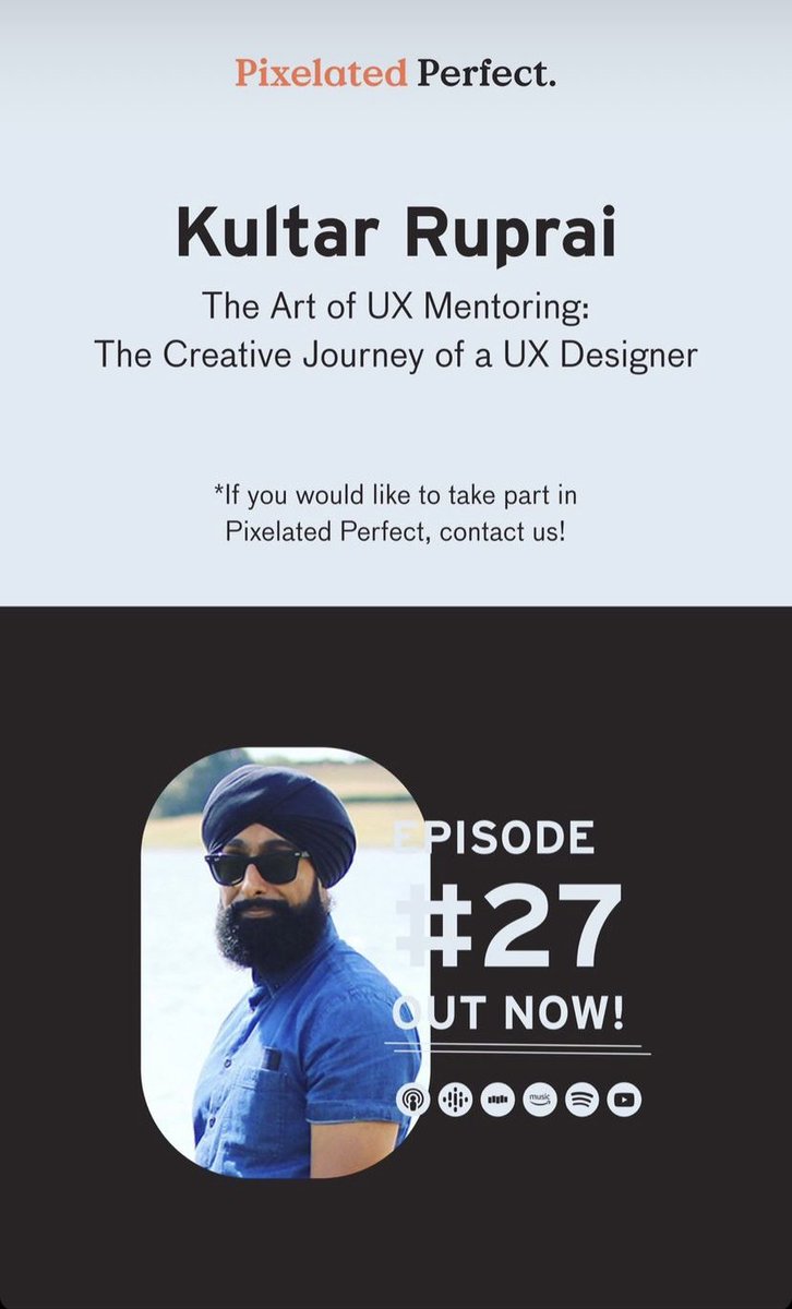 I did a thing. 
And by thing I mean stepping out of my comfort zone to get in-front of the camera to discuss my journey in design. 

Despite this being late at night, being ill &amp; saying 'uhm'   too much, I still did it (need to get better).

designproject.io/blog/kultar-ru…

#27