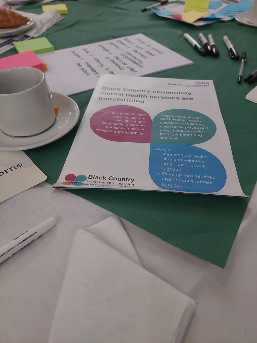 Great day networking whilst having discussions around the transforming of community mental health service's. 

#BCmentalhealth