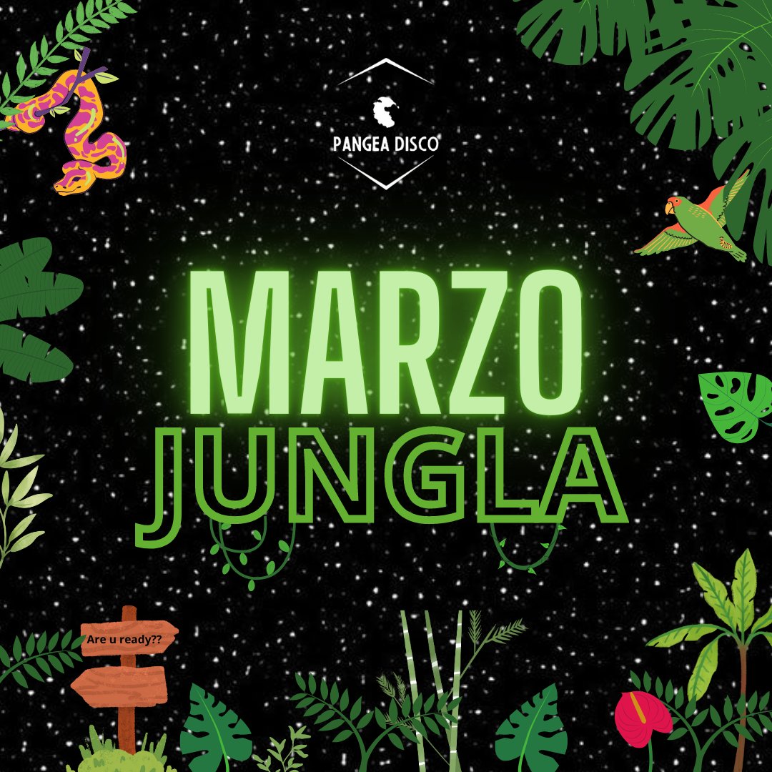 pangea_disco's tweet photo. Llega Marzo y con él la JUNGLA🌴
NUEVAS BEBIDAS
NUEVA MÚSICA
NUEVO AMBIENTE
NUEVO MES
 Ven a disfrutar con nosotros a PANGEA!!😜😜🥳

#pangeadisco #marzo #MURCIA #JungleFever #FIESTA https://t.co/8GxZJW2m87