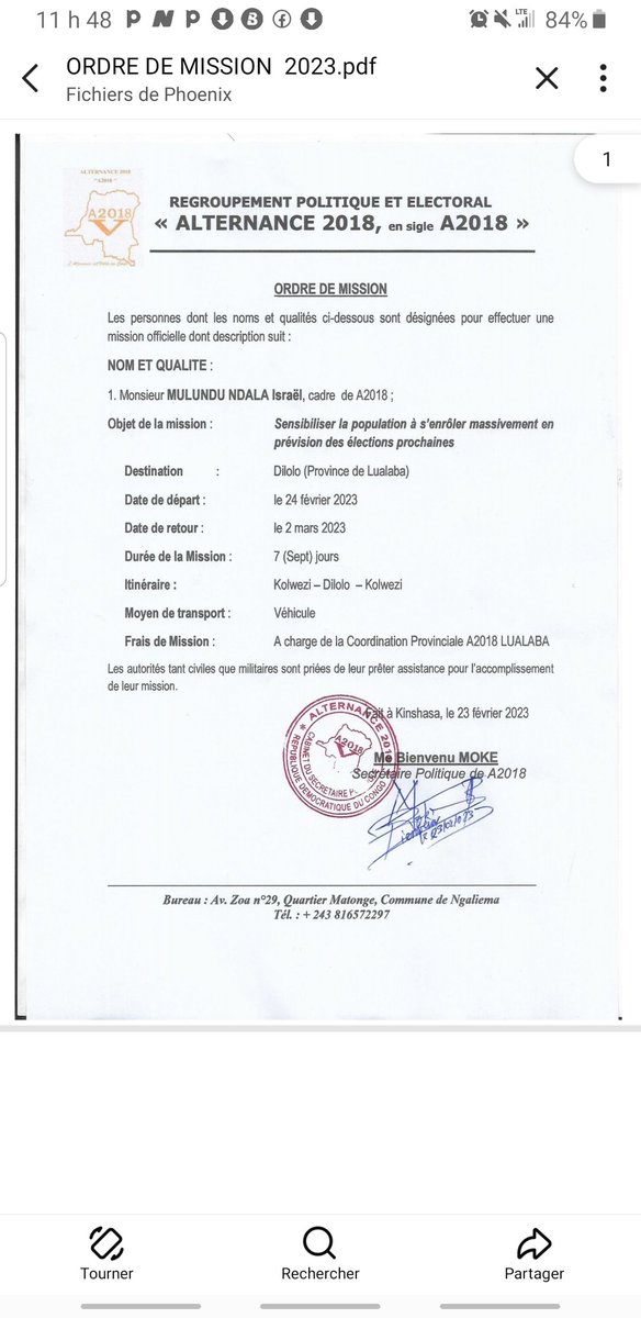 En mission à Dilolo dans le Lualaba, Israel MULUNDU, l'envoyé du SP Bienvenu MOKE, sensibilise les cadres et militants de <a href="/a2018_rdc/">A2018 RDC Officiel</a> à l'enrôlement . 
Les Alliés  de l'<a href="/uncrdc/">UNC_RDC Officiel</a> sont sur terrain partout en #RDC pour préparer la victoire électorale pour <a href="/VitalKamerhe1/">Vital Kamerhe</a>.<a href="/BillyKambale1/">Billy Kambale</a>