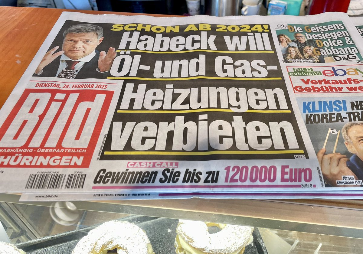 Die #grünen und ihr Minister #Habeck sind mittlerweile eine Gefahr für die Sicherheit, Wirtschaft und Energiepolitik in unserem Land! Diese grünen Planspiele gefährden die Existenz von Millionen Menschen. Wir brauchen endlich eine realistische Energiepolitik in #Deutschland!