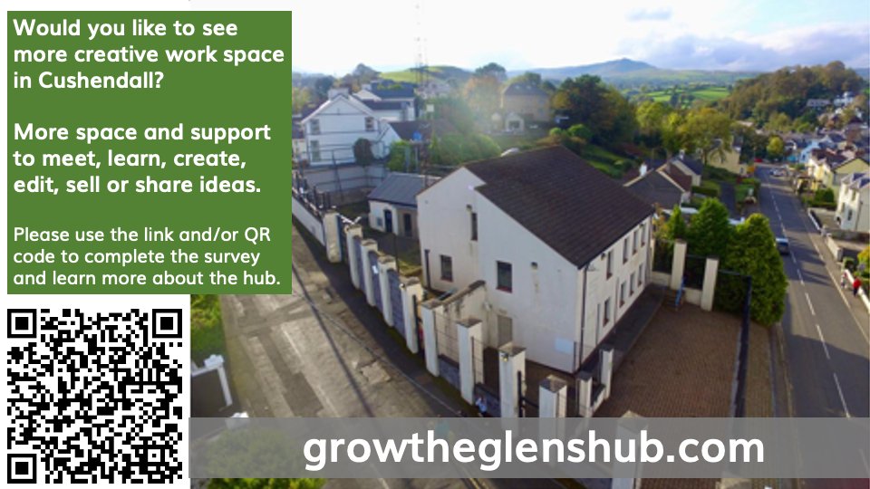 Grow the Glens has secured ownership of the former Cushendall Police Station and now want to hear your views on the future of the building.

Please complete this online survey to provide your feedback bit.ly/3xSOi0C

The survey will close 11am on Tuesday 7th March 2023.