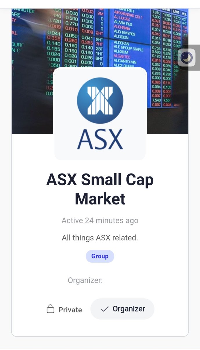 ThePennyInv's tweet image. ASX Small Cap Market group discussion is not active!

Jump on Australia's No.1 ASX fast growing social platform!!

thepennyinvestor.com

#ASX #trading #investing #investment #socialmedia #community #Discussion