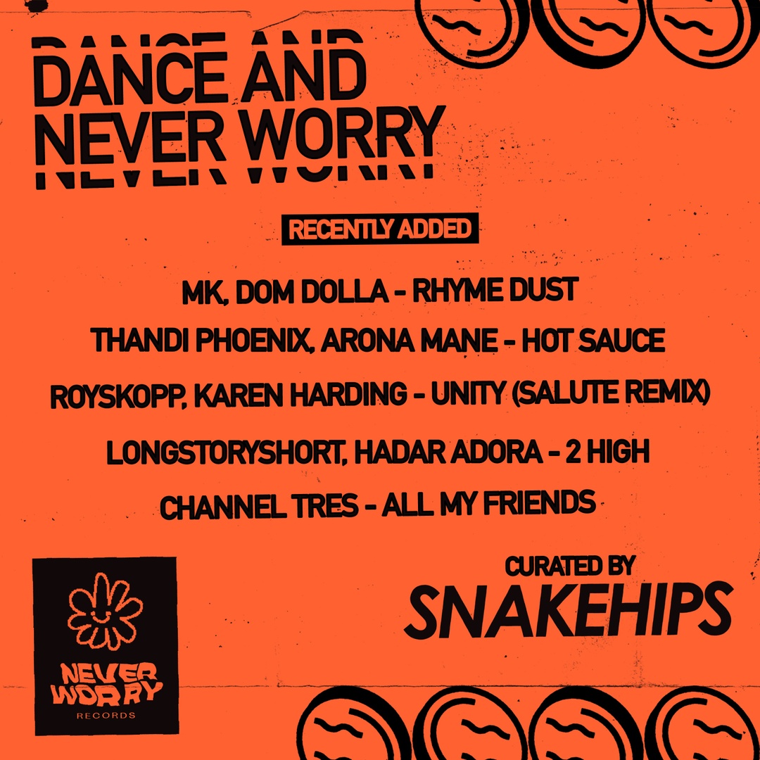 New tunes Tuesday ⚡️ listen: spoti.fi/3Ba4AE7

<a href="/MarcKinchen/">MK (Marc Kinchen)</a>
<a href="/domdolla/">Dom Dolla</a>
<a href="/ThandiPhoenix/">Thandi Phoenix</a>
<a href="/ARONAMANE/">Arona Mane</a>
<a href="/KarenHarding/">Karen Harding</a>
<a href="/saluteAUT/">salute</a>
<a href="/itslngstryshrt/">longstoryshort</a>
<a href="/channel_tres/">Top Ramen</a>