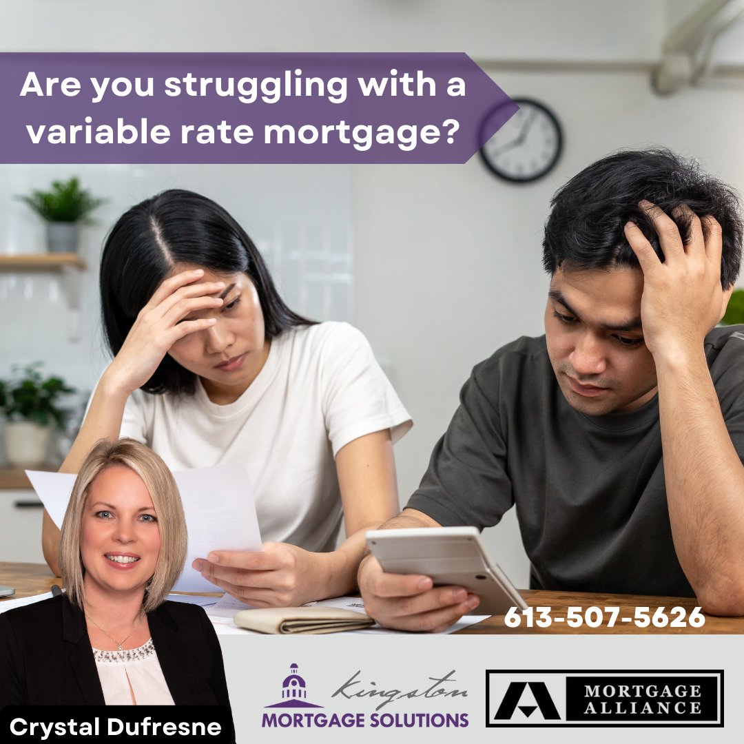 Feeling the pinch of rising variable mortgage rates? Did you know that you can typically switch to a fixed rate at no cost? Perhaps it's time to consider locking in &amp; securing your monthly payments.

We can help you explore your options &amp; find a solution that fits your budget.