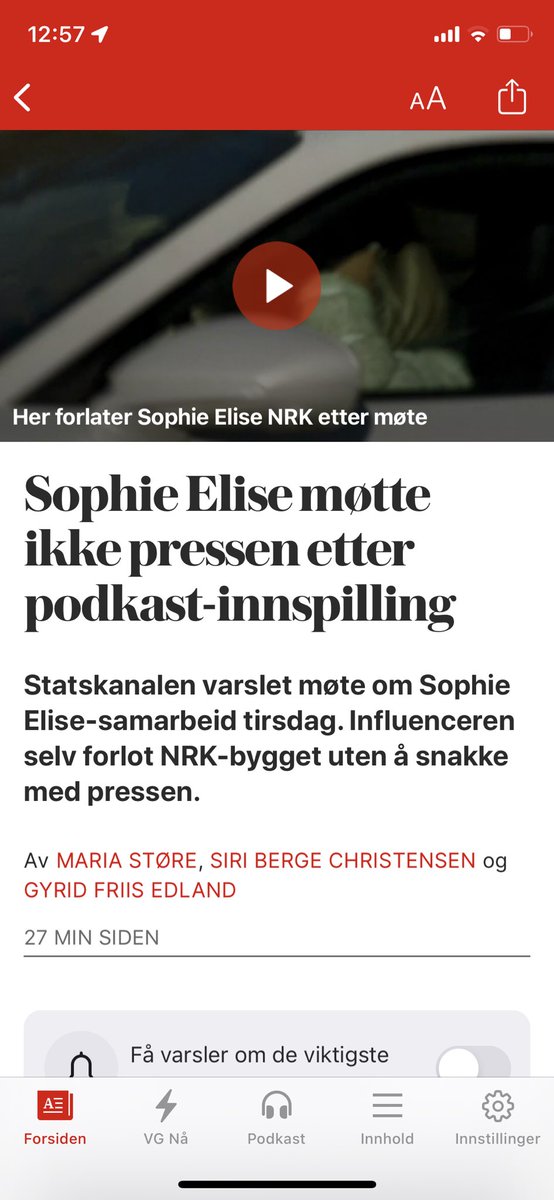 Unnskyld, men begynner ikke denne pressedekningen å bli lettere parodisk?  
Har norske medier økonomisk interesse i å holde liv i et klikkhysteri som setter alle vanlige krav om viktighet og relevans til side?