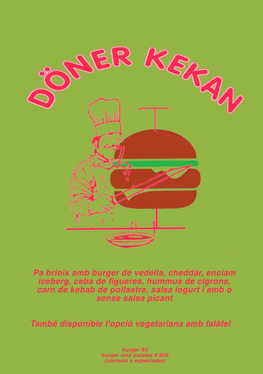 I aquesta serà la burger del mes de març