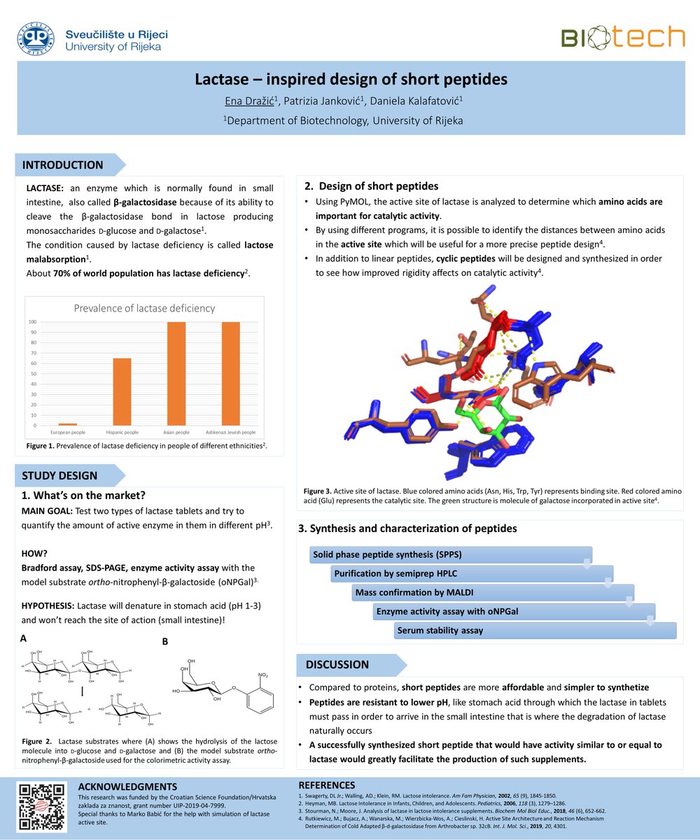 Lactase - inspired design of short peptides 
#RSCPoster #RSCChemBio #RSCCat