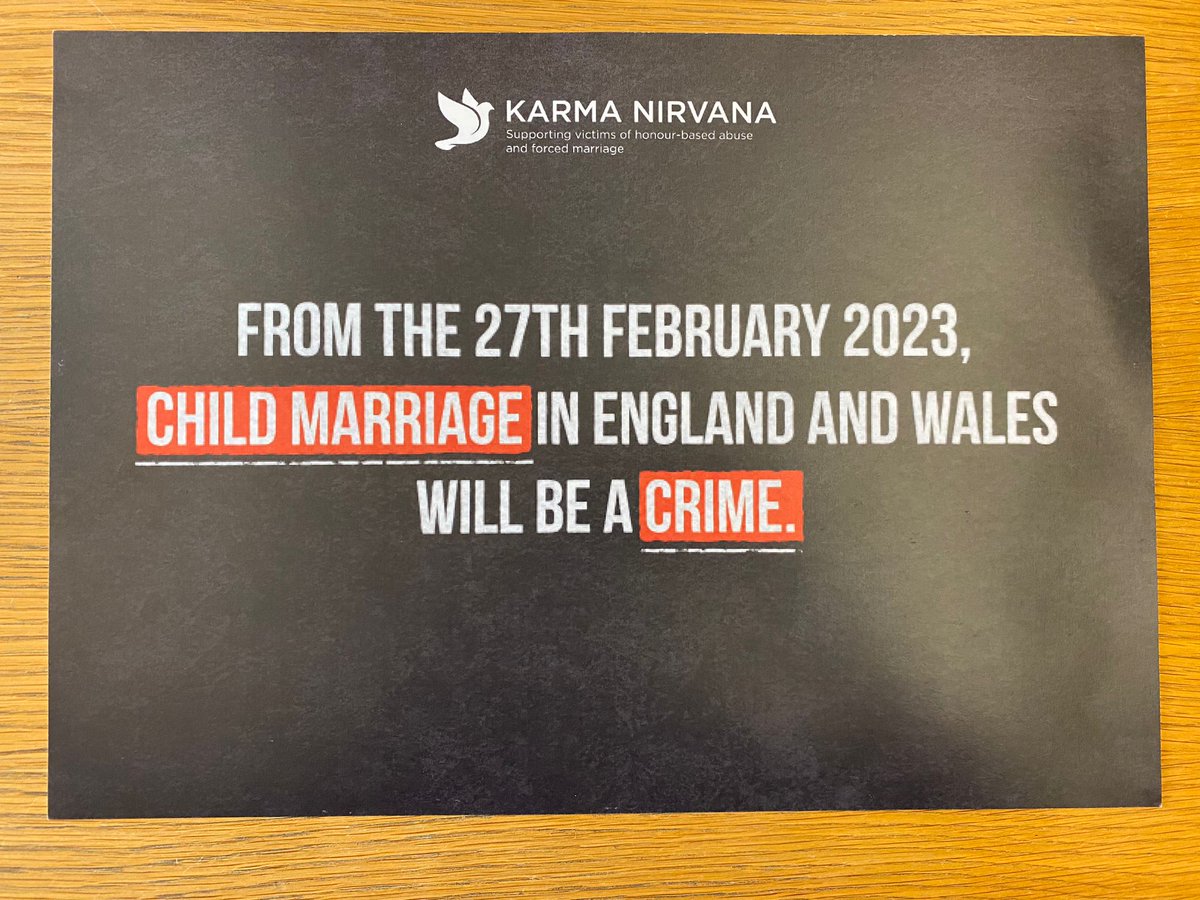 Dawson_Cornwell's tweet image. @ikwro @knfmhbv @payzeemalika @GirlsNotBrides @ForwardUK @NayWiseman @DrProudman @Shabz_at_law

#EndChildMarriage #EndForcedMarriage #SafeguardingChildren