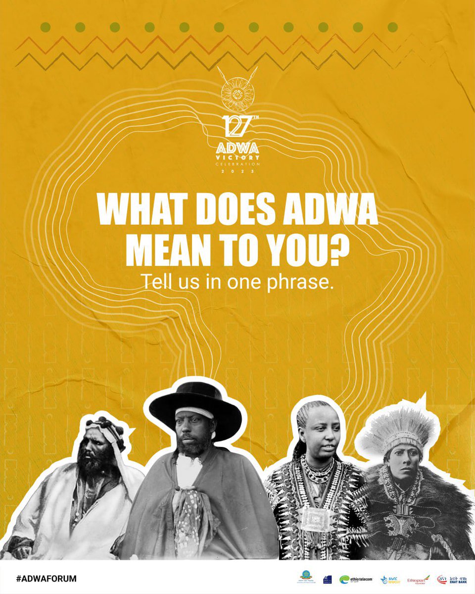 AfricanAdwa's tweet photo. ADWA means so much to so many people - it's a symbol of courage, resilience, &amp; the power of unity. But we want to know what it means to YOU. Can you sum it up in just one phrase?
Share your thoughts in the comments &amp; let's see what kind of collective energy we can create.
#ADWA https://t.co/D7ez4Dg0bR