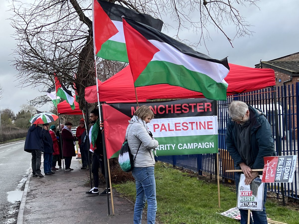 swilkinsonbc's tweet photo. This is where the murder of Palestinian people begins: from drones, to engines, to weapons, Elbit have blood on their hands #ShutElbitDown https://t.co/JCb0OKDQgO