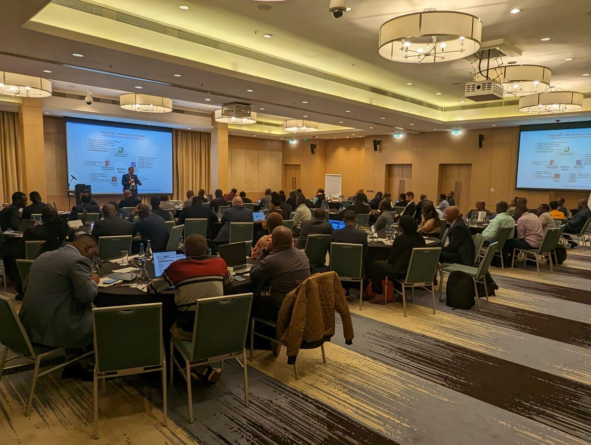 FIRSTdotOrg's tweet image. The opening sessions at the FIRST &amp;amp; AfricaCERT Symposium in Kigali, co-hosted by @AfricaCERT and @Cybersec_Rwanda.  FIRST doing what FIRST does best - working with great partners to make the internet safer. #FIRSTdotOrg #collaboration #BuildingTrust #PSIRT #CSIRT