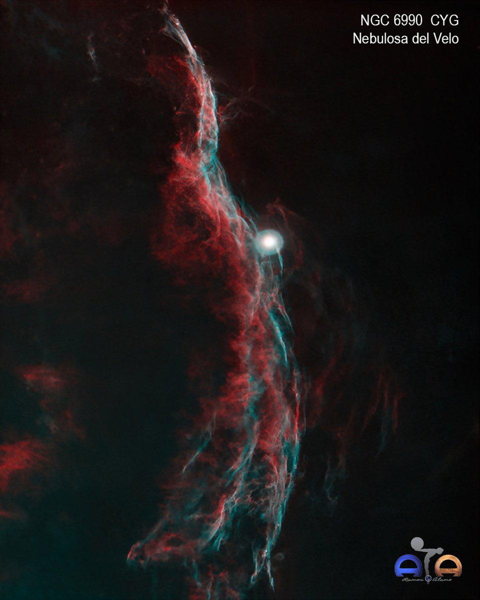 NGC 6990 CYG
Nebulosa del Velo
.
Atik 314L+
SW ED72
20x300" en Ha
15x300" en OIII
Ramón Alamo.
.
#veilNebula #NGC6990 #nebulosaVelo #nebulosaDelVelo #nightshot #astronomy #astrophotography #astrophotography #astrofotografia #atik #sky #telescope #valdepeñas #laMancha