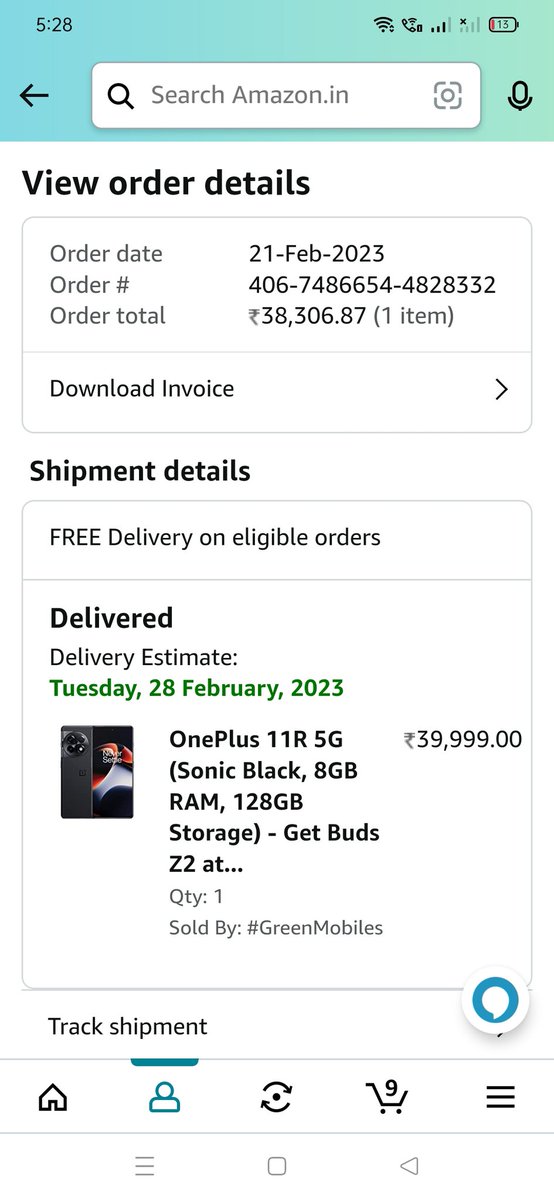 chiranjeebrout's tweet image. Amazon did not gave me earbuds with OnePlus 11R offer😔😔.I am eligible bud not received buds.
This is very bad things Amazon and OnePlus doing this . They are doing fraud.
#banamazon
#banoneplus
@amazonIN 
@OnePlus_IN