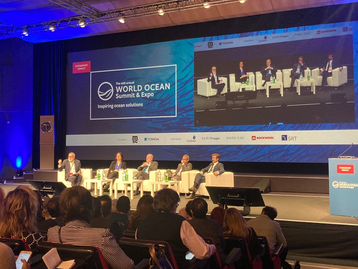'Changing the way business is being done in the ocean’.  

@RBoumphrey_LRF joins speakers from @NOAA, WindFloat Atlantic, #OceanWinds and @OceanoAzulF at this year's #OceanSummit