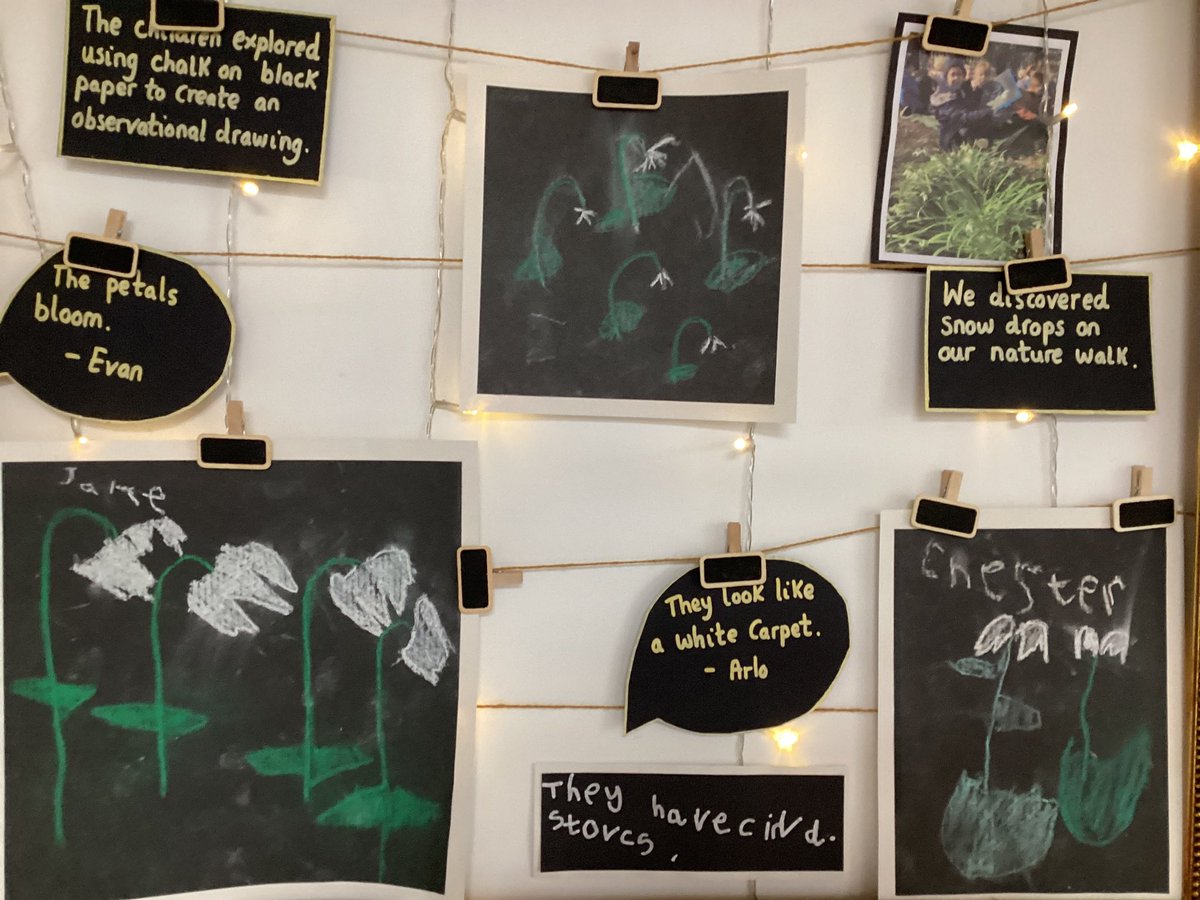 JCA__Art's tweet image. A fantastic display of Reception’s excellent Art work, celebrating their beautiful outcomes in Art. #weareartists #observationaldrawing #celebratinglearning @JCAWakefield