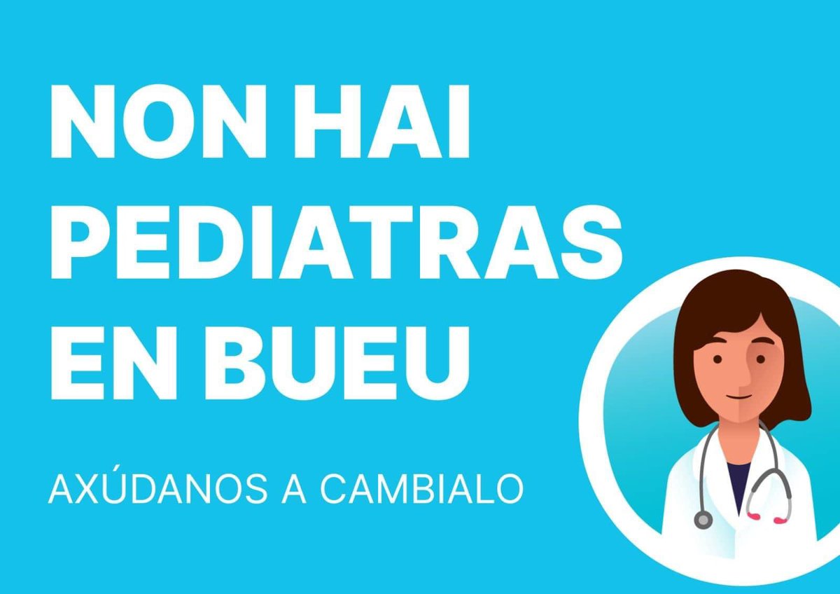 NON HAI SERVIZO DE PEDRIATRIA EN BUEU. <a href="/AlfonsoRuedaGal/">Alfonso Rueda</a> <a href="/SanidadEnLucha/">Sanidad En Lucha</a> <a href="/SanidadeXunta/">Consellería de Sanidade</a> 
Así vai a Sanidade Pública.
……….COMPARTE……..