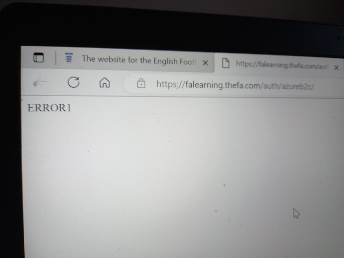 togetherjasonh's tweet photo. @England is your FA Learning site down, can't get in it at all? https://t.co/kdzkoT8QE3