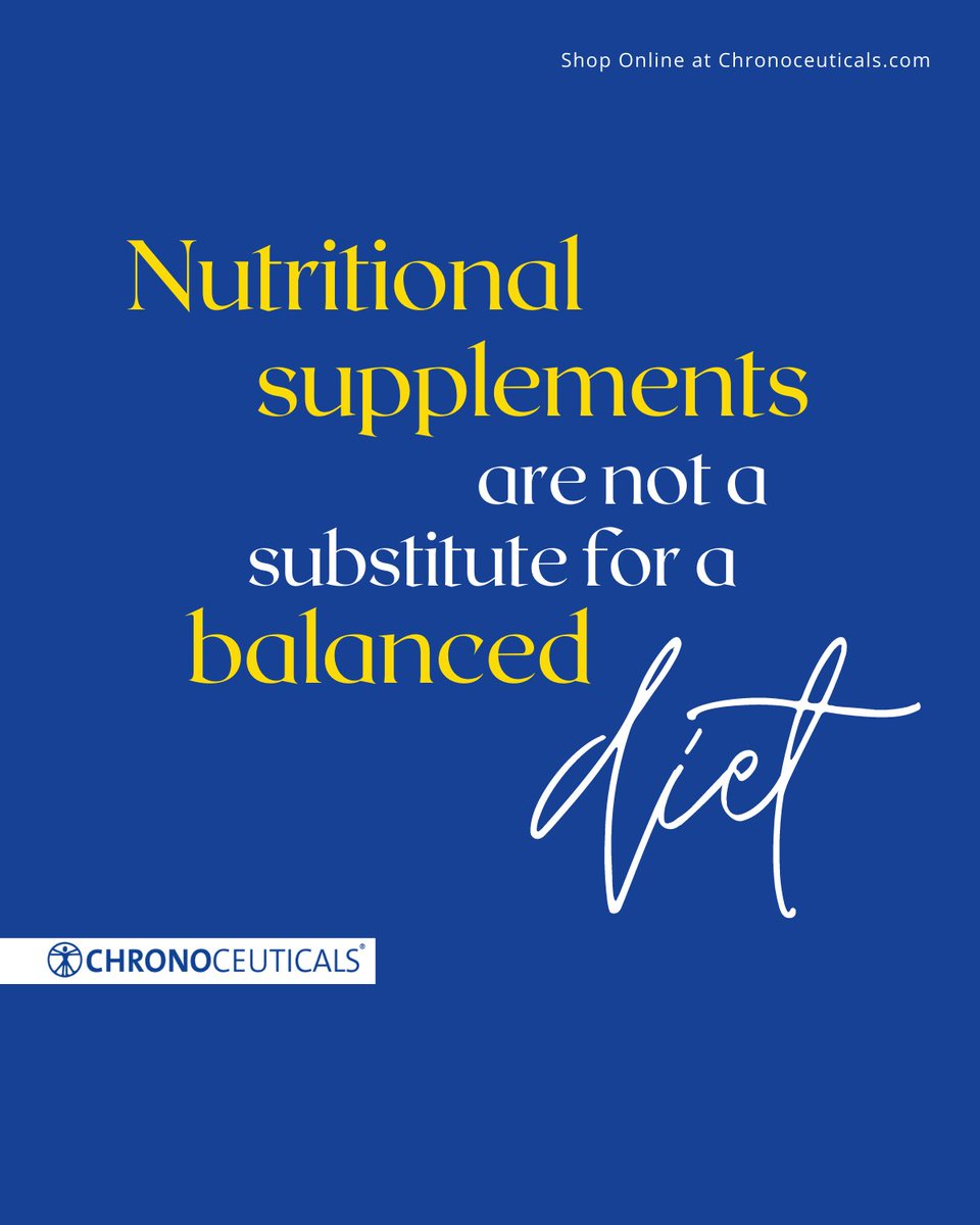 Health is multi-faceted. There is no magic pill for optimal #health, but proper supplementation can help SUPPLEMENT #healthy habits and provide you with the results you’re striving for. 
 
Browse our #supplements and learn about their benefits at Chronoceuticals.com