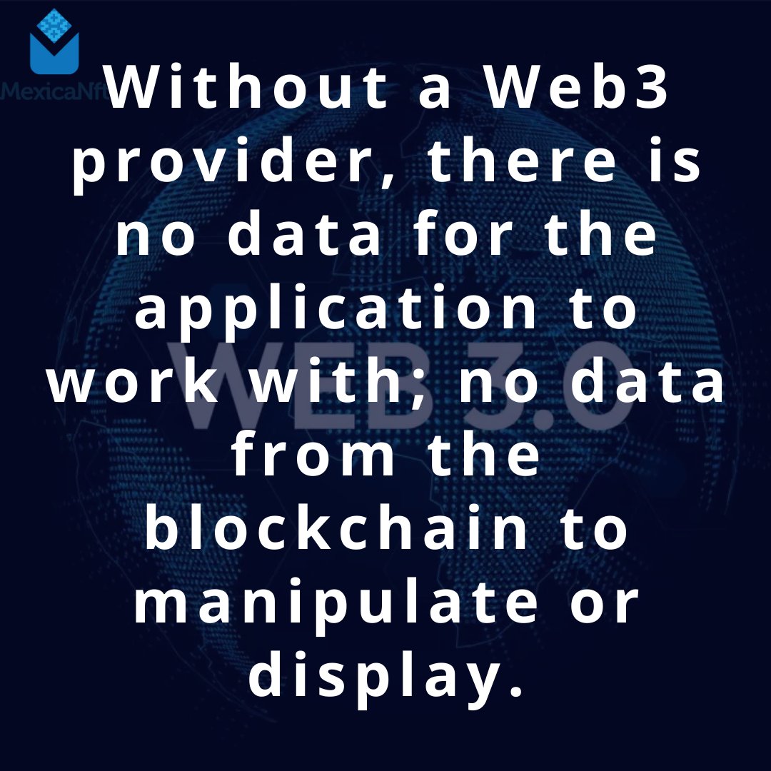 MexicaNFT_'s tweet image. The Importance of Web3 Provider Redundancy🤓
#web3provider #web3community #cryptoworld #blockchain #cryptocurrency #crypto #nft #web3 #ethereum #ETH #bitcoin #BTC #nftcommunity #nftcollector #nftcollection #nftdrop #nftnews